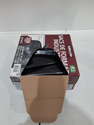 60PK KIRKLAND SIGNATURE  Smart Tie Industrial Drum Liners - 55 GAL - BLACK (MODEL: 878519) image 3