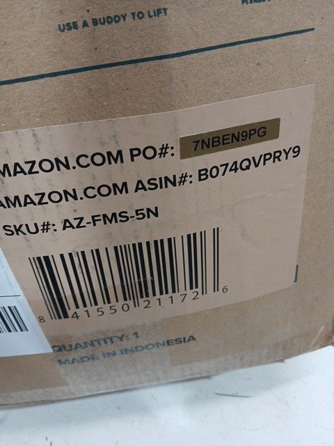 ZINUS MEMORY FOAM BED MATTRESS - 5" - narrow twin - WHITE (MODEL: AZ-FMS-5N) image 4