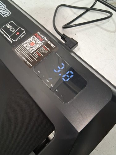 DEERRUN WALKING PAD TREADMILL WITH INCLINE - 3.8MPH, 2.5HP, 300LBS CAP - BLACK (MODEL: BA16-B) image 5