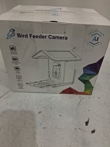 YEZLORIS Smart Bird Feeder with 2.5K HD Camera and AI Bird Watching Camera - white/teal (model: WXBD-G) image 2
