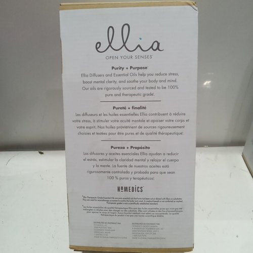 HoMedics Round Ellia Aroma Diffuser with Essential Oils and Sound Spa (Model: 2242798) image 4