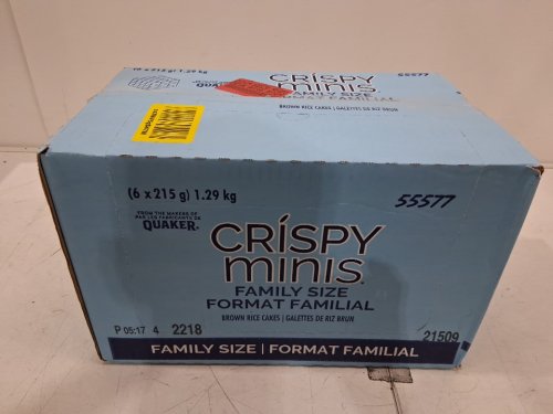 6pk crispy minis Family Size Brown Rice Cakes - 215g each - Crunchy Dill image 2