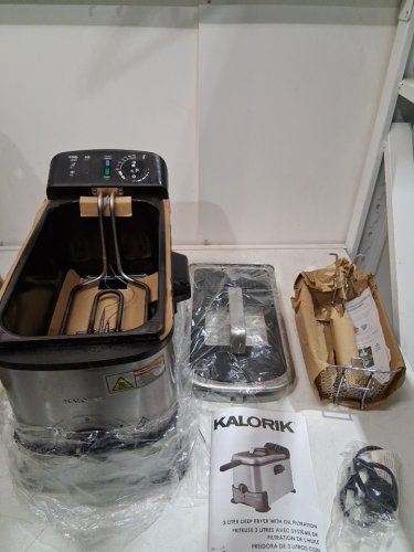 KALORIK OIL FILTRATION DEEP FRYER - 3.2QT (MODEL: FT 43721) image 3