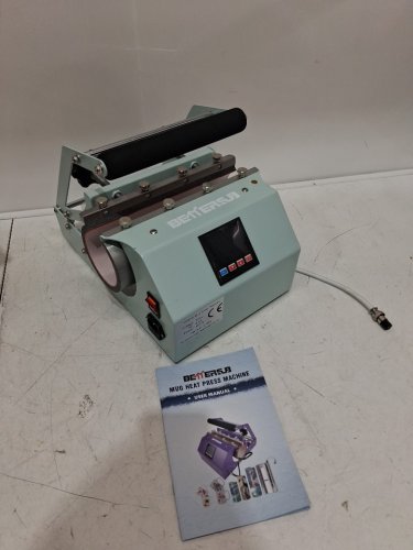 Bettersub Tumbler Mug Heat Press Machine - Accepts Up to 40 oz Skinny Tumblers - Teal image 4