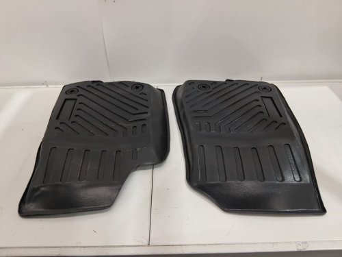 2PC YONUGLI Jeep Gladiator Floor Mats All Weather TPE Protection for 2018-2026 Jeep Wrangler JL - BLACK image 4