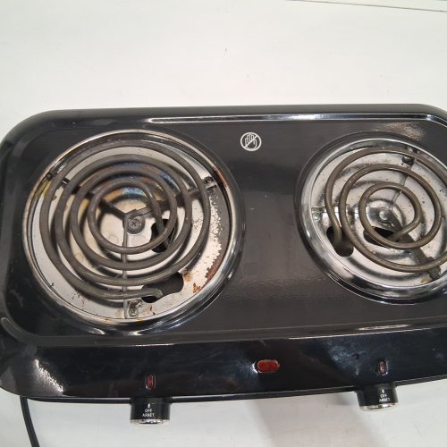 TOASTMASTER ELECTRIC ADJUSTABLE HEAT DOUBLE BURNER - BLACK (MODEL: TM-35DBCN) image 4