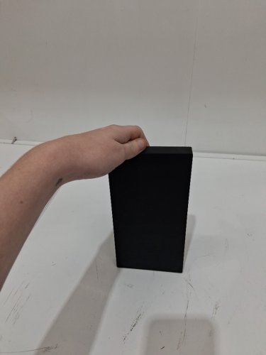 moda at home silicone bathroom vanity trey - 8" x 4" - black/grey image 4