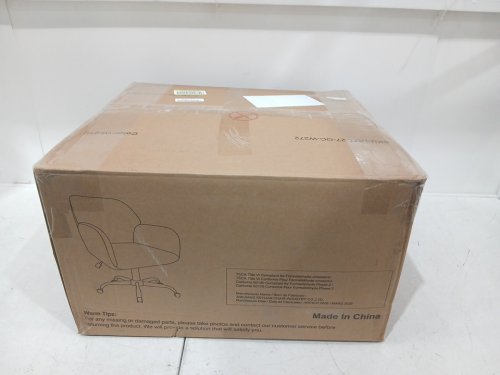 KRAMZING Height Adjustable Upholstered Desk Chair - 27" - white (model: dmt-27-ocw272) image 2