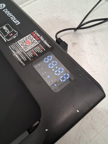 DEERRUN UNDER DESK TREADMILL REMOTE CONTROL WITH INCLINE FOR HOME OFFICE - 2.5HP - 300LBS CAP - BLACK (MODEL: BA09-B) image 4