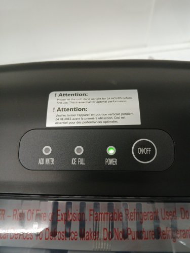 EUHOMY COUNTERTOP ICE MAKER MACHINE - MAKES 26LB/DAY - BLACK (MODEL: IM-06D / IM001-BBL-CAEH) image 3