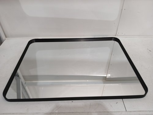 KOCUUY Bathroom Rectangle Wall Mirror - 24" x 32" - black image 2