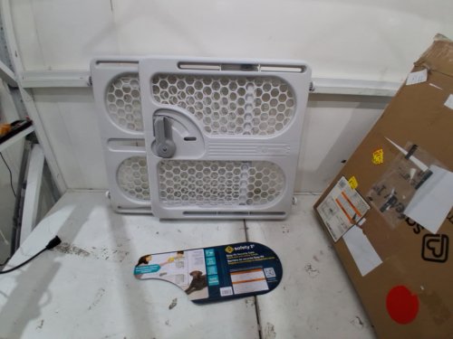 SAFETY 1ST EASY FIT BABY SECURITY GATE - 28" - 40" x 27" - white/grey - (MODEL: 41817cwho) image 3