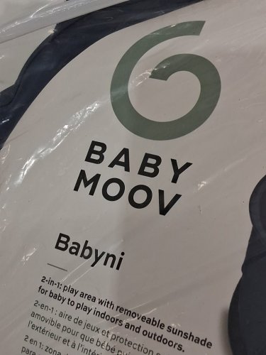 KIDS BABYMOOV BABYNI INFANT POP-UP BEACH SHELTER TENT - UPF 50+ SUN PROTECTION, VENTILATED OUTDOOR CANOPY, FLOOR MAT, TRAVEL BAG - BLUE image 3