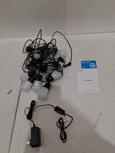 GOVEE OUTDOOR STRING LIGHTS - 15 DIMMABLE rgbic led BULBS - IP65 WATERPROOF, shatterproof -  680lm, 2700k - 48FT (MODEL: H7015) image 3