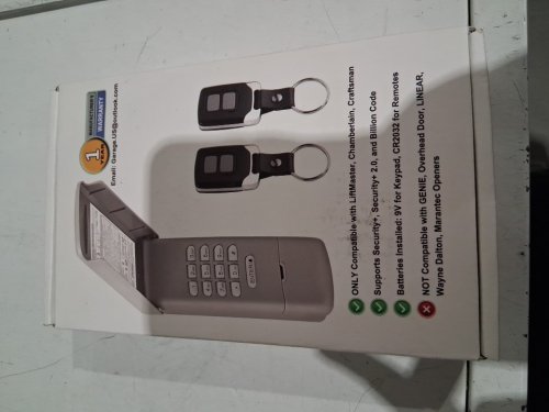3pc DDcafor Garage Door Opener Keypad with 2 Garage Door Opener Remote - for Liftmaster/Chamberlain/Craftsman - (model877max) image 2