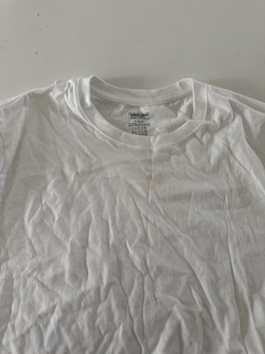men's Kirkland Midweight Crew Neck T-Shirt - large - white (style: 7771712) image 2