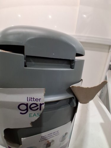 LITTER GENIE EASY ROLL PAIL - 8 DAY CAPACITY - 17.5" - GREY (model: i000371) image 3