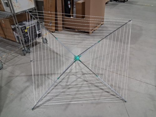 SONGMICS Foldable Heavy-Duty Umbrella Clothesline - 54" x 71" - blue (MODEL: LLR306EZ01) image 3