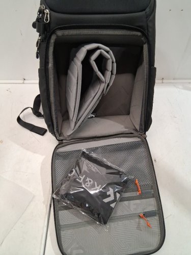 k&f concept waterproof camera bag with front hardshell - 20l capacity - black (model: KF13.144) image 2