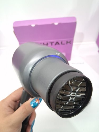Wavytalk Hair Dryer with Diffuser and Comb - 1875W - 125V - grey (MODEL QL-5917BDC) image 4