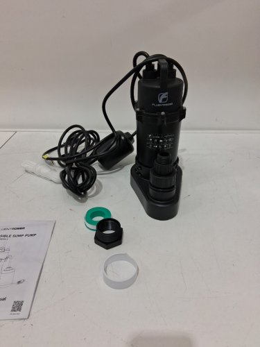 FLUENTPOWER Submersible Sump Pump - 3/4HP - 3500GPH - BLACK - (MODEL:fsp9003dw-2) image 4
