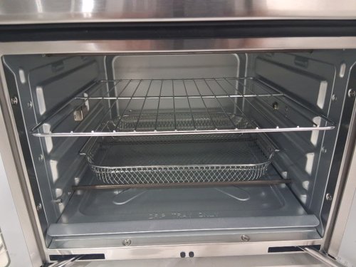 Emeril Lagasse Stainless Steel Extra Large Air Fryer Convection Toaster Oven with French Doors - 26QT - Silver (model: fafo-001) image 6