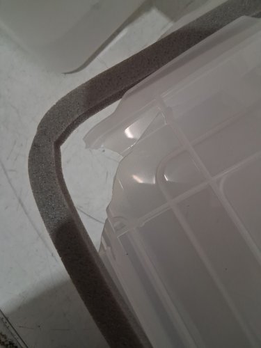 6PK IRIS STACK & PULL PLASTIC STORAGE BOXES WITH LOCKING LIDS - 30L (18.85'' X 14.38'' X 10.5'')- CLEAR WITH BLACK HANDLES image 5