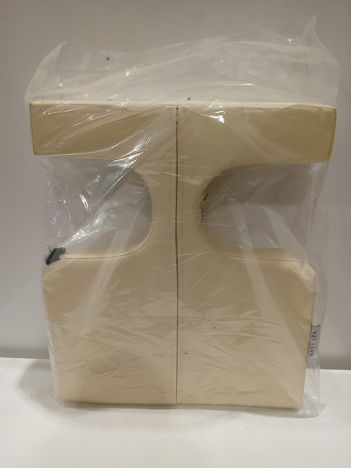 easy spa medical wedge cushion breast pillow for surgery recovery - larger busts (size: AA - C) - cream image 5