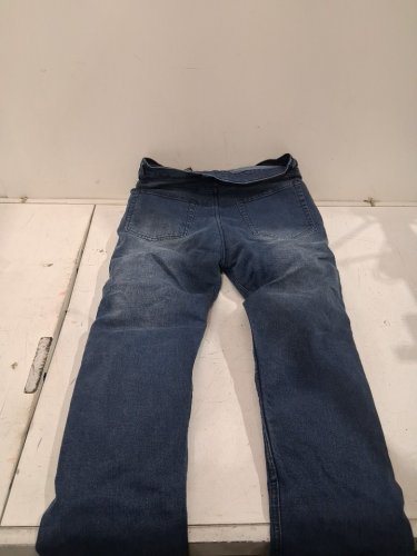 men's Altimate four pocket Straight Leg hip and knee aramid padded moto riding Jeans - 34 - blue image 6