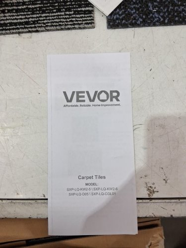 24PC VEVOR Carpet Tiles Reusable Modular Carpet Square Rug - 20" X 20" EACH PANEL - MULTICOLOR image 5