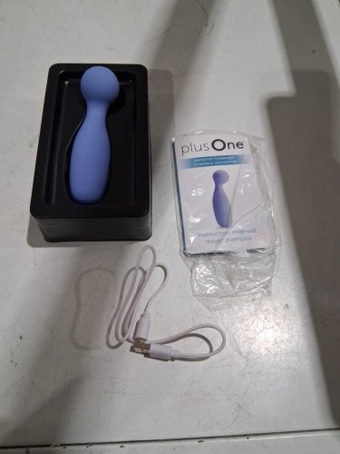 plusOne Waterproof, Rechargeable, Super Soft Flexible Head Personal Massager -5.91″ × 1.38″ × 1.97″ - purple image 3