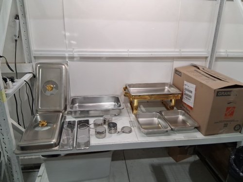 2PK VEVOR Round Stainless Steel Chafing Buffet Dish Set - 4QT - SILVER (MODEL: DT-C1036) image 3