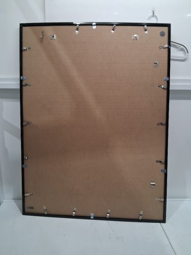 American flat plexiglass picture frame 30'' x 40'' - black (model: LX3040BLKNOMAT) image 4