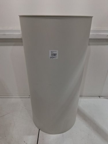 UMBRA VENTO OPEN TOP TRASH CAN - 30" - 16.5 GAL/62L - sand/nickel (MODEL: 1013048-1313-REM) image 3
