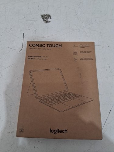 LOGITECH combo touch keyboard case for ipad air 11" (m2) & ipad air 5th generation - black image 2