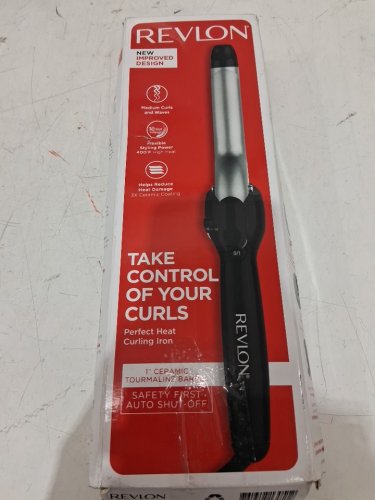 REVLON PERFECT HEAT CURLING IRON - 1" - (MODEL: RV051F) image 2