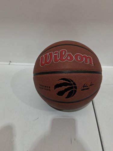 WILSON NBA TEAM ALLIANCE BASKETBALL - TORONTO RAPTORS - SIZE 7 - BROWN image 4