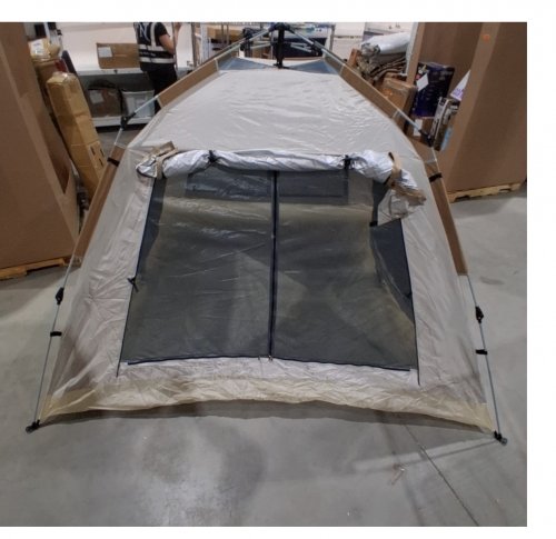 COREWHEEL INSTANT POP-UP WATERPROOF CAMPING TENT -84.6" X 84.6" X 55.9" - BEIGE/BROWN (MODEL: TY-011) image 4