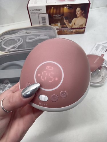 Momcozy Breast Pump Hands Free Upgraded Mobile Flow M9 App Discreet Control with Personalized Multi-Modes & 15 Levels - COZY RED (model: bp223) image 11