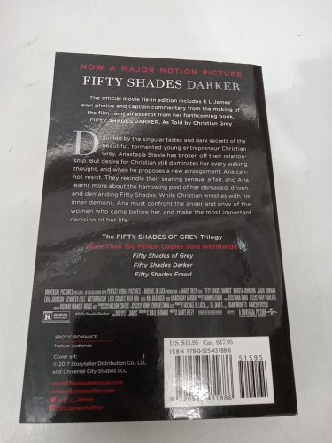 (Paperback) Fifty Shades Darker (Book #2) by E.L. James image 3