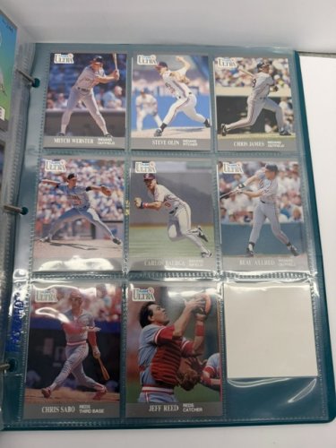 500 APPROX ASSSTD 1991 FLEER BASEBALL MLB CARDS image 9