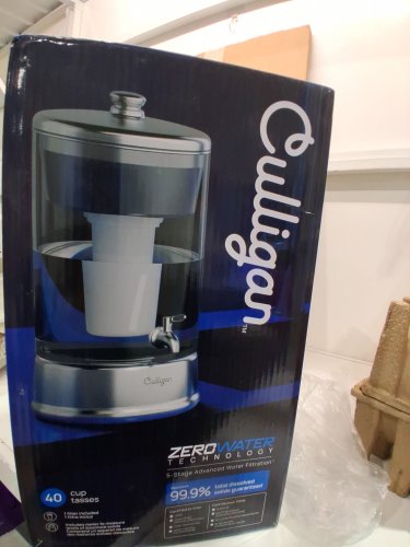 Culligan with ZeroWater Technology 40-Cup Glass Water Filter Dispenser (model: ZEROD40) image 2