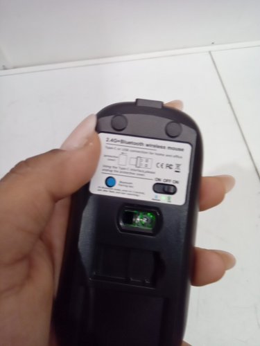 RECHARGEABLE WIRELESS BLUETOOTH MOUSE - SILENT & SLIM ERGNOMIC DESIGN - black (MODEL: AZM-XMSB-JP) image 3
