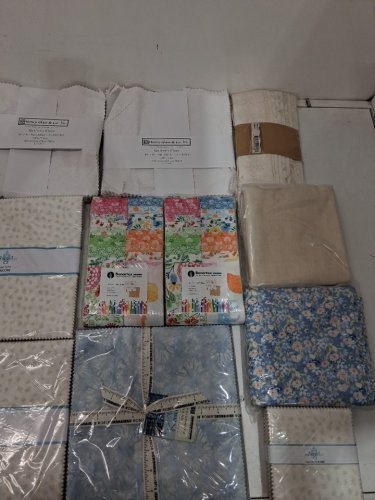 15PC ASSORTED CRAFTING FABRIC - ASSORTED STYLES, COLORS AND DESIGNS image 4