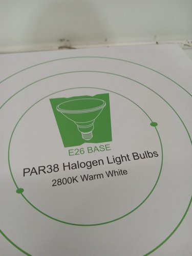 4pk Ivyemons PAR38 Halogen Lights with E26 Base - 120v - 80w - 2800K Warm White image 4