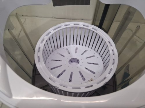 COSTWAY Portable Mini Washing Machine Semi-Automatic Washer and Spinner Combo with Single Tub - 5.5LB CAPACITY - white/grey (MODEL: FP10964US-GR) image 7