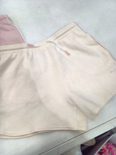 2PK MILES THE LABEL SHORTS - SIZE 10/12 LARGE - PINK/BEIGE image 3