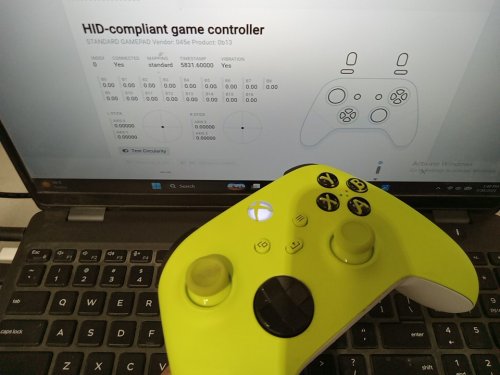 xbox Core Wireless bluetooth Gaming Controller - Xbox Series X|S, Xbox One, Windows PC, Android, and iOS - electric volt (model: QAU-00021 colour: 1914) image 5