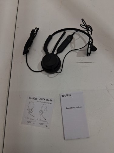 Yealink UH42 Mono Teams USB-C/A Professional USB Wired Headset with Crystal Clear Audio - black (model: UH42 Dual UC) image 2