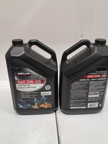2PK Kirkland Signature Full Synthetic Motor Oil - SAE OW-20 - 4.73l (each) image 3